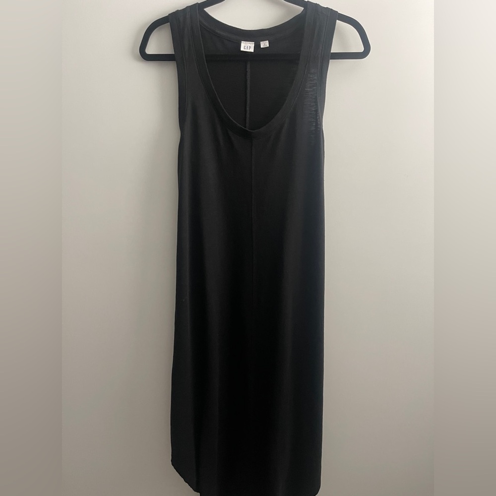 GAP Women's Black Maxi Dress Sleeveless Cotton Size M